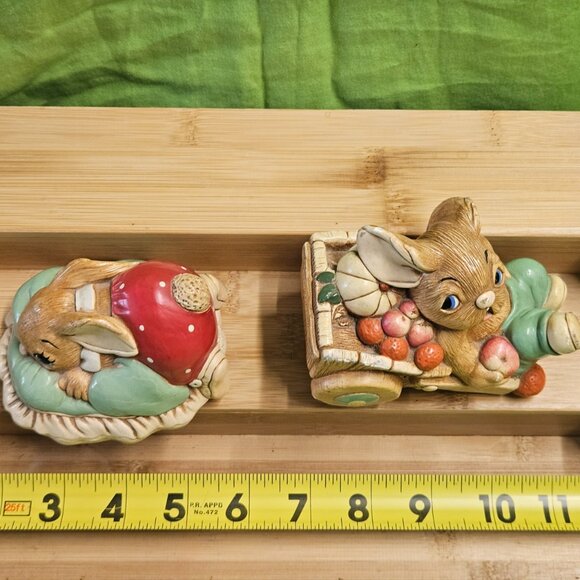 Pendelfin Stonecraft Bunny Rabbit DODGER & BARREL BOY - Lot of 2 READ - Picture 11 of 11